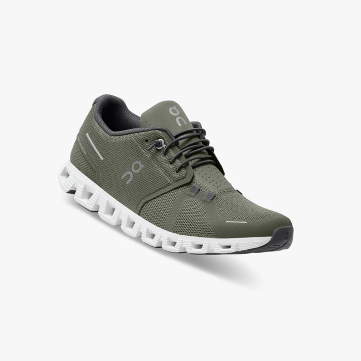 On Running Cloud 5 Muške Tenisice Olive/White | 1638QBRWA