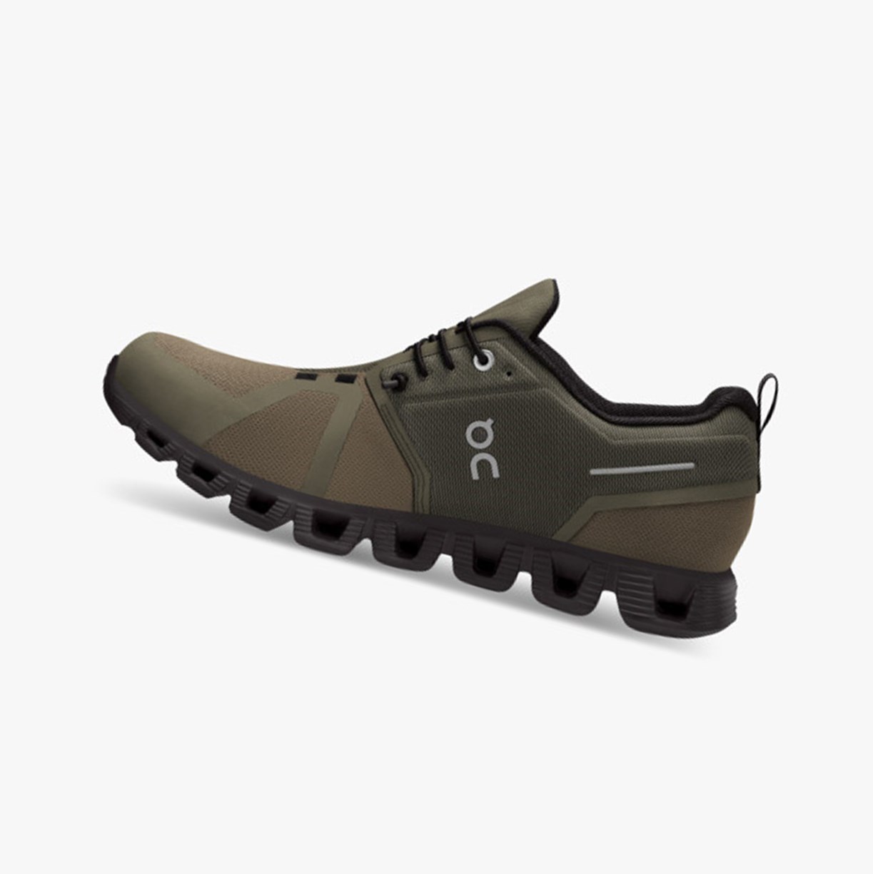 On Running Cloud 5 Waterproof Muške Tenisice Olive/Black | 6378NHIRJ