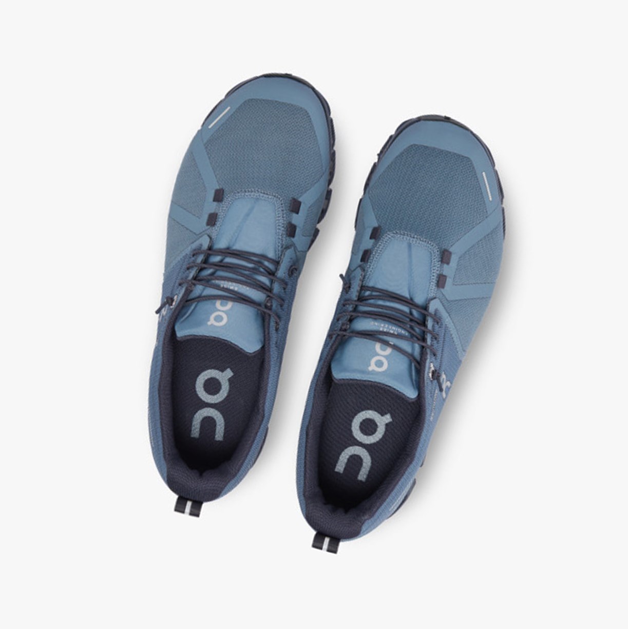 On Running Cloud 5 Waterproof Muške Tenisice Metal/Navy | 7519JHKBS