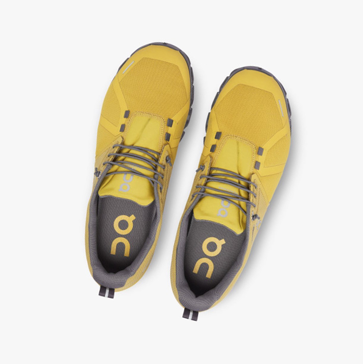 On Running Cloud 5 Waterproof Muške Tenisice Mustard/Rock | 8435TEPOU