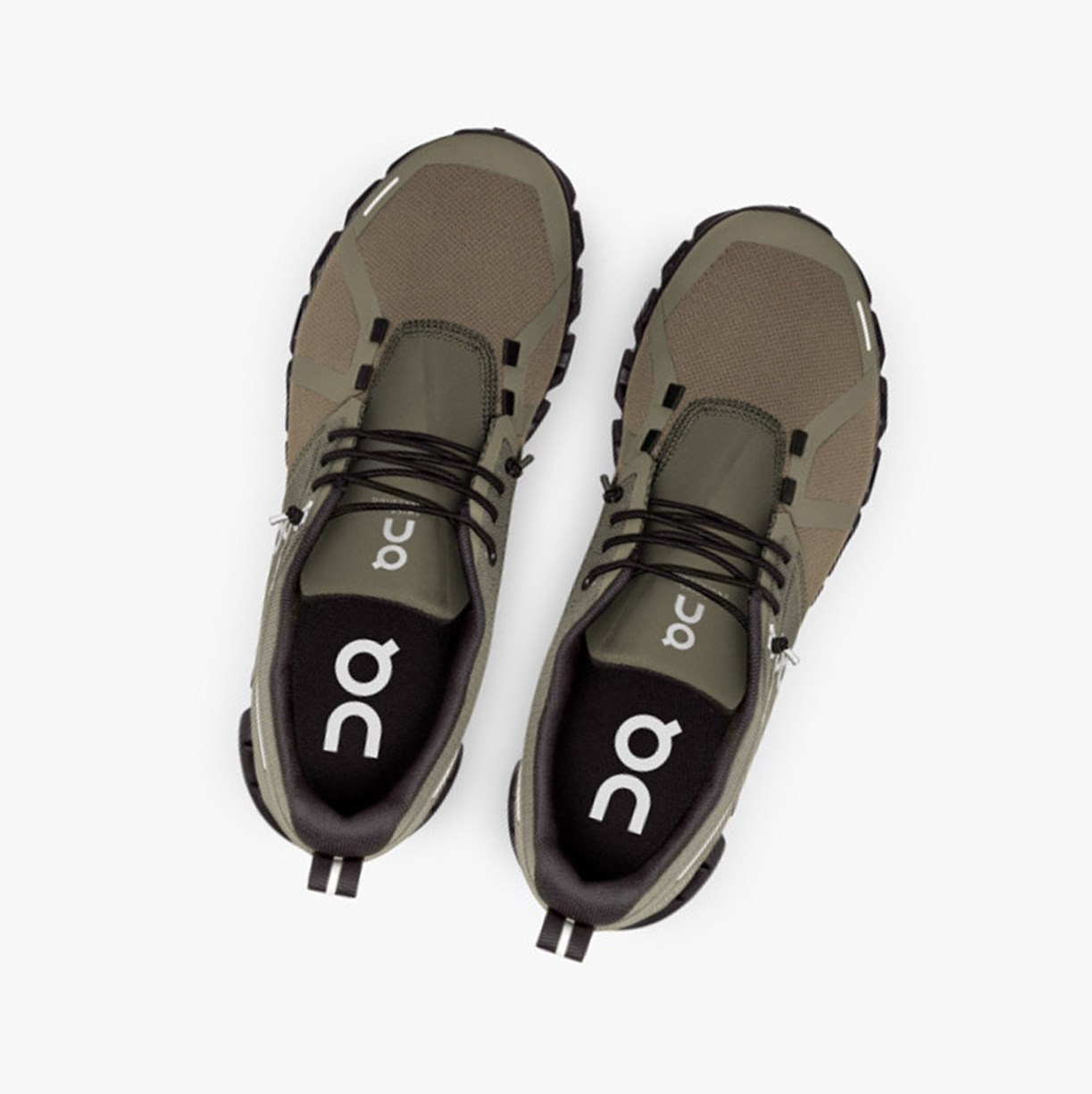 On Running Cloud 5 Waterproof Ženske Tenisice Olive/Black | 2791RDYSM