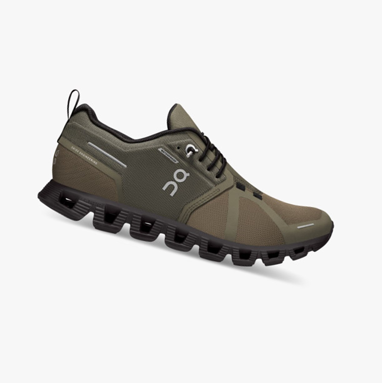 On Running Cloud 5 Waterproof Ženske Tenisice Olive/Black | 2791RDYSM