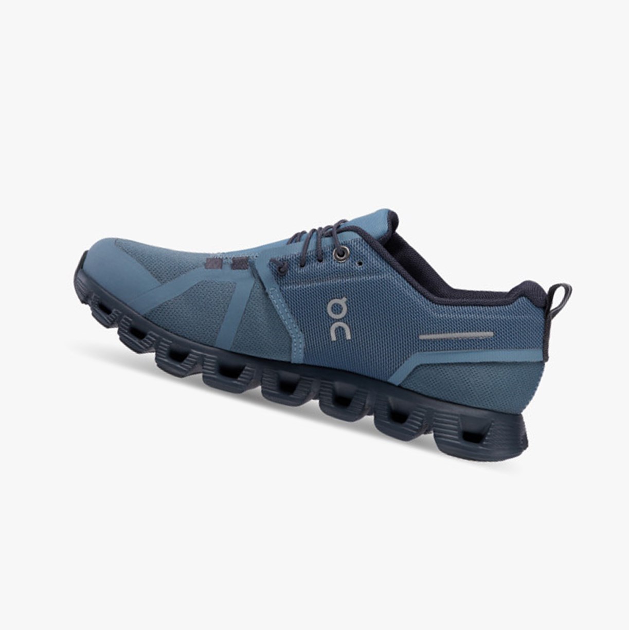 On Running Cloud 5 Waterproof Ženske Tenisice Metal/Navy | 3576FXVWI