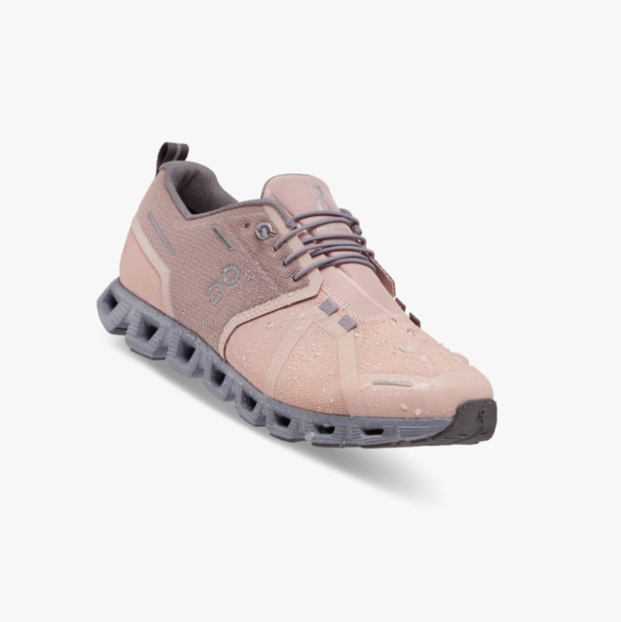 On Running Cloud 5 Waterproof Ženske Tenisice Rose/Fossil | 5492GVRKH