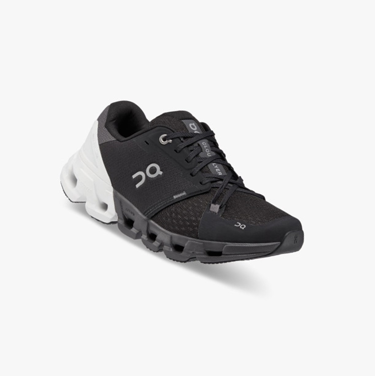 On Running Cloudflyer 4 Wide Muške Tenisice Black/White | 8342JMIKO