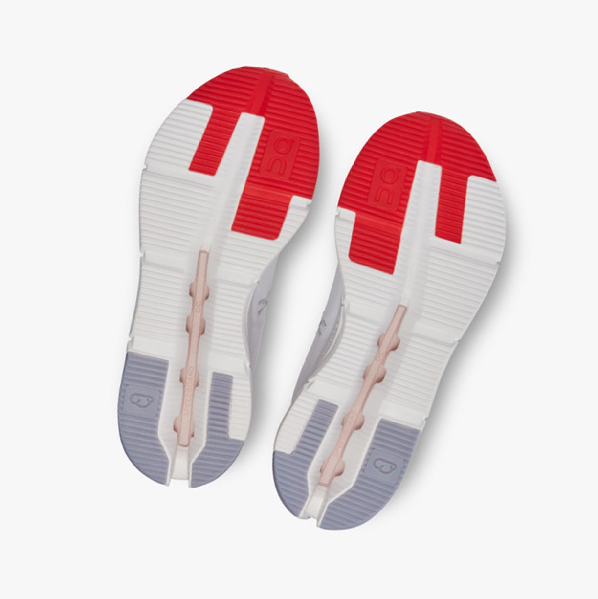 On Running Cloudnova Form Muške Tenisice White/Red | 0145PVXWS