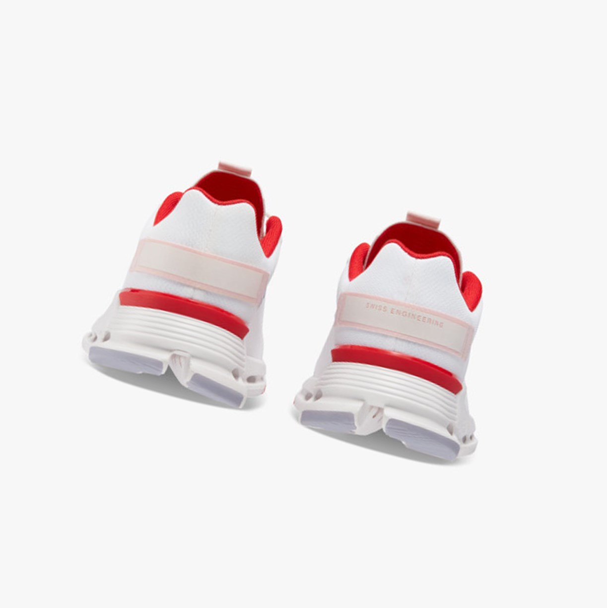 On Running Cloudnova Form Muške Tenisice White/Red | 0145PVXWS