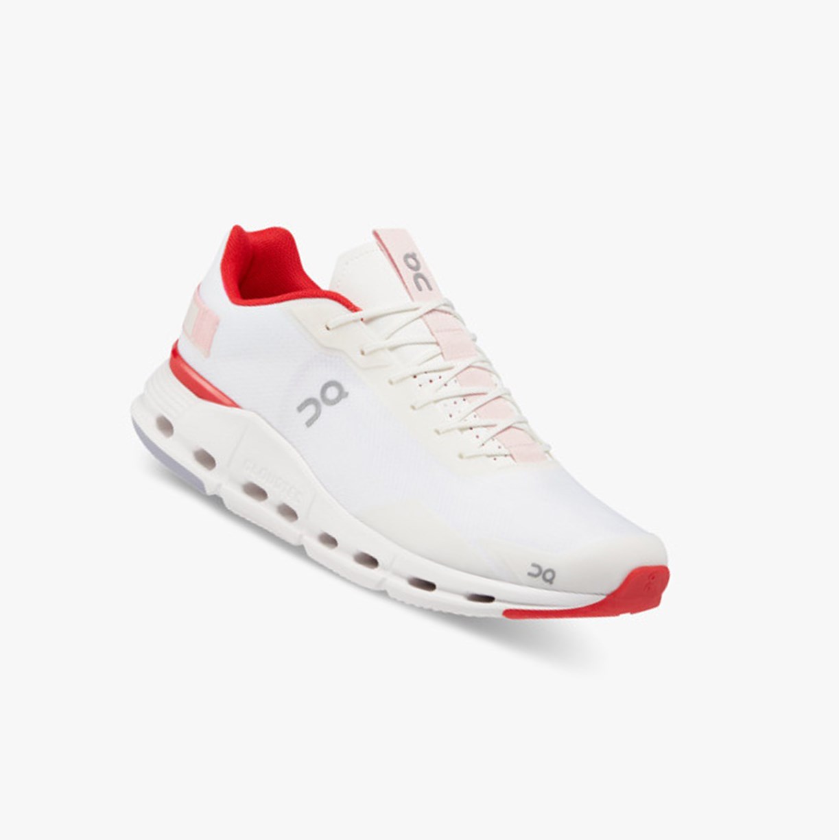 On Running Cloudnova Form Muške Tenisice White/Red | 0145PVXWS