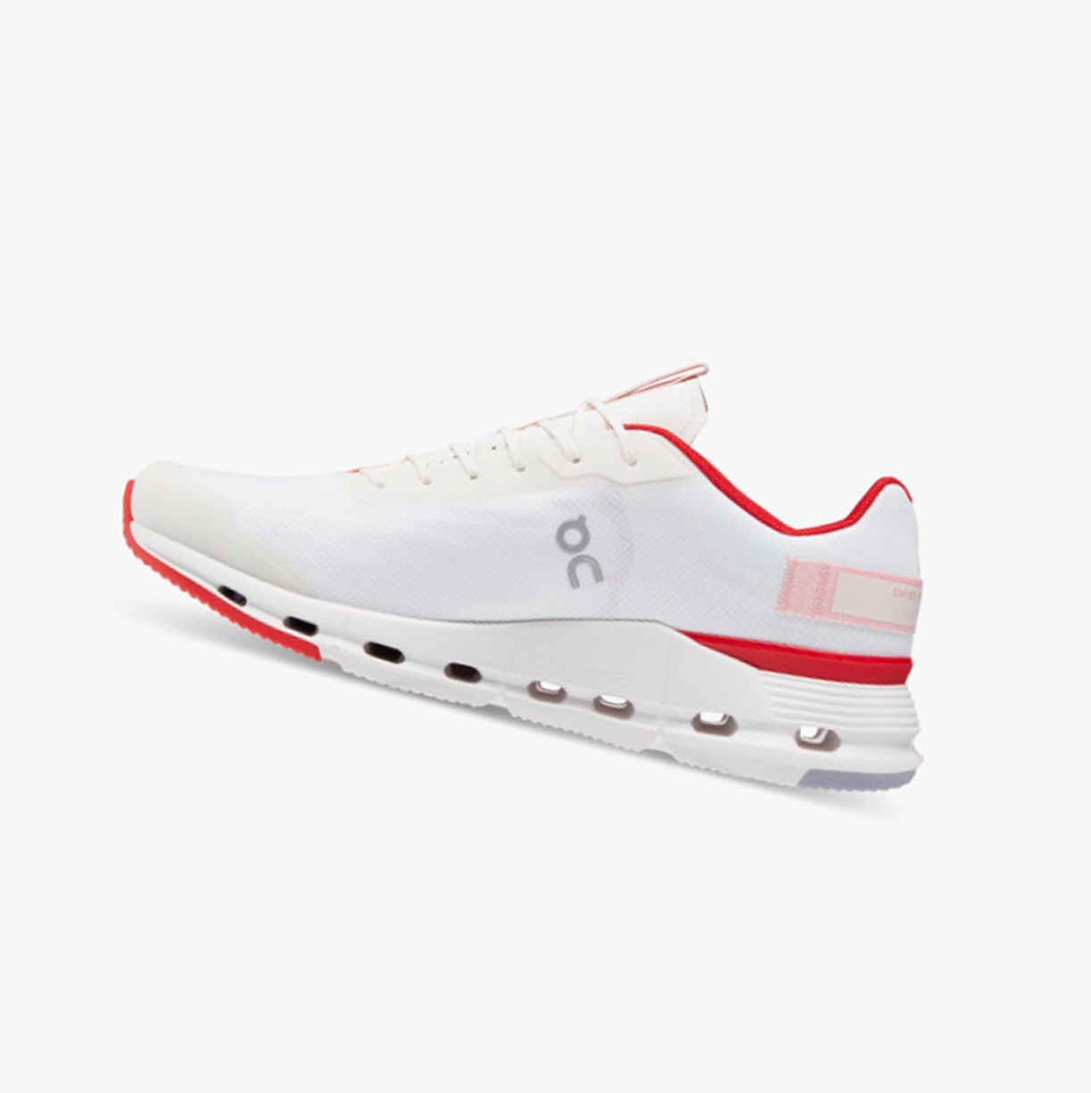 On Running Cloudnova Form Muške Tenisice White/Red | 0145PVXWS