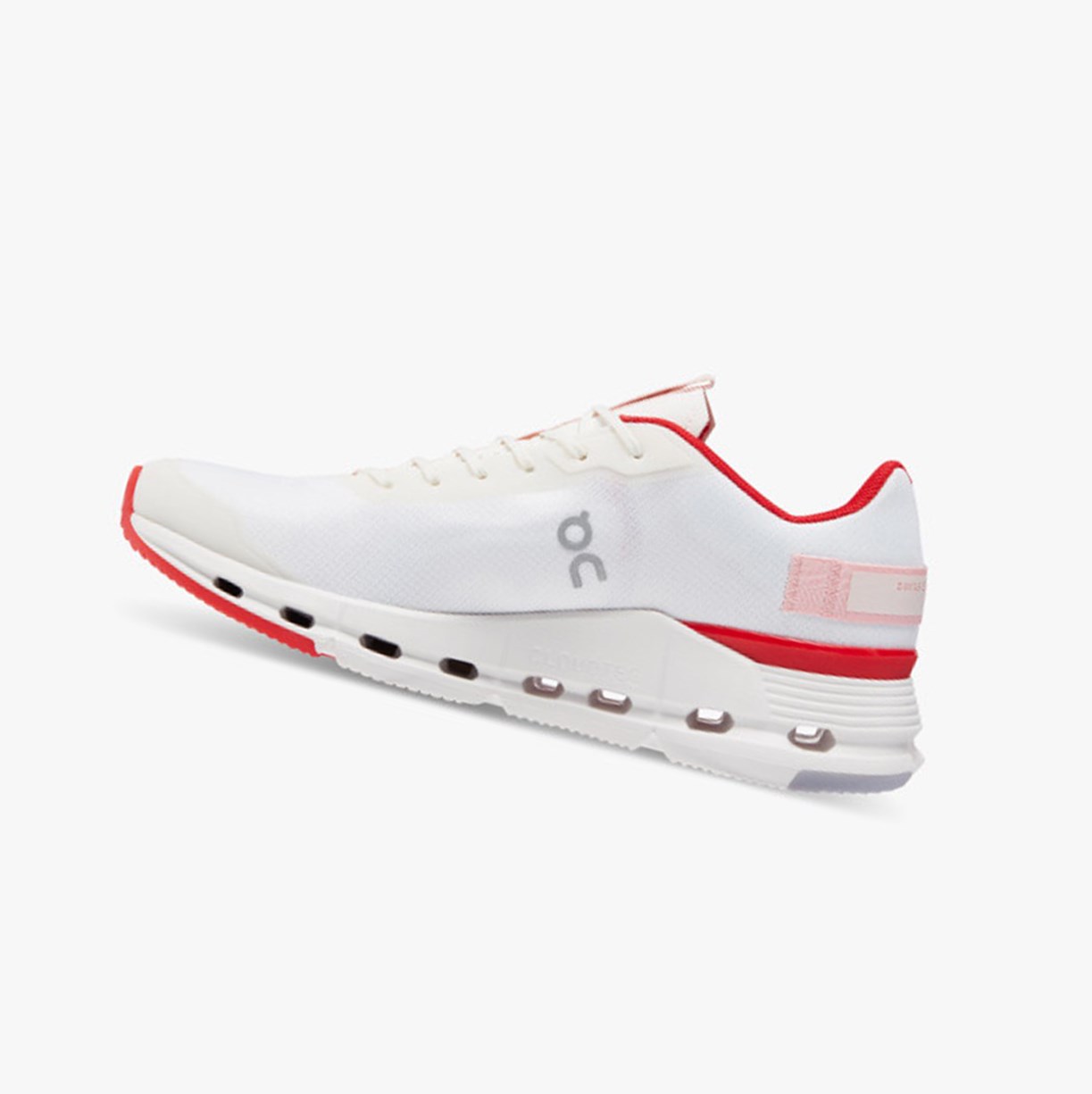 On Running Cloudnova Form Ženske Tenisice White/Red | 8690KJWHD