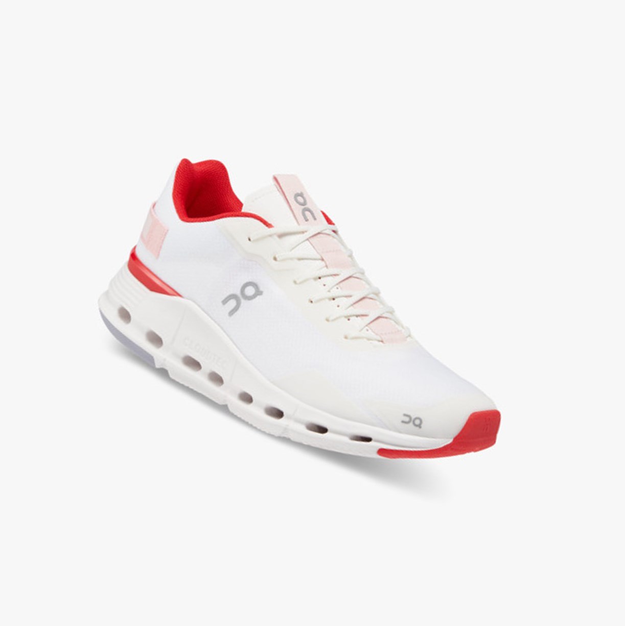 On Running Cloudnova Form Ženske Tenisice White/Red | 8690KJWHD