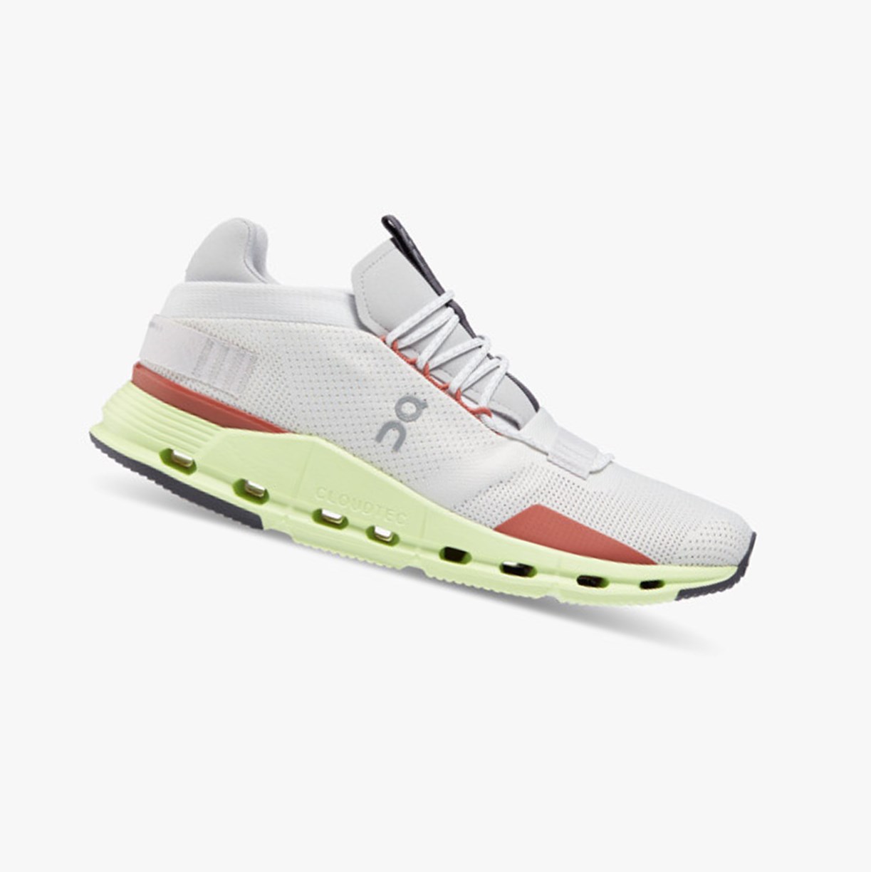 On Running Cloudnova Muške Tenisice White/Limelight | 8795XQHRK