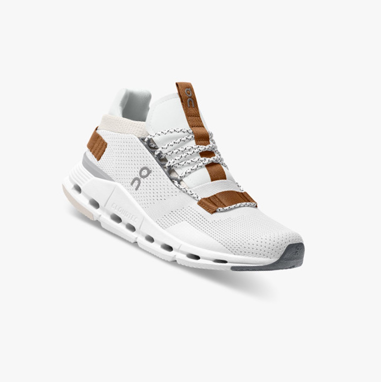 On Running Cloudnova Ženske Tenisice White/Pearl | 7146MUBAQ