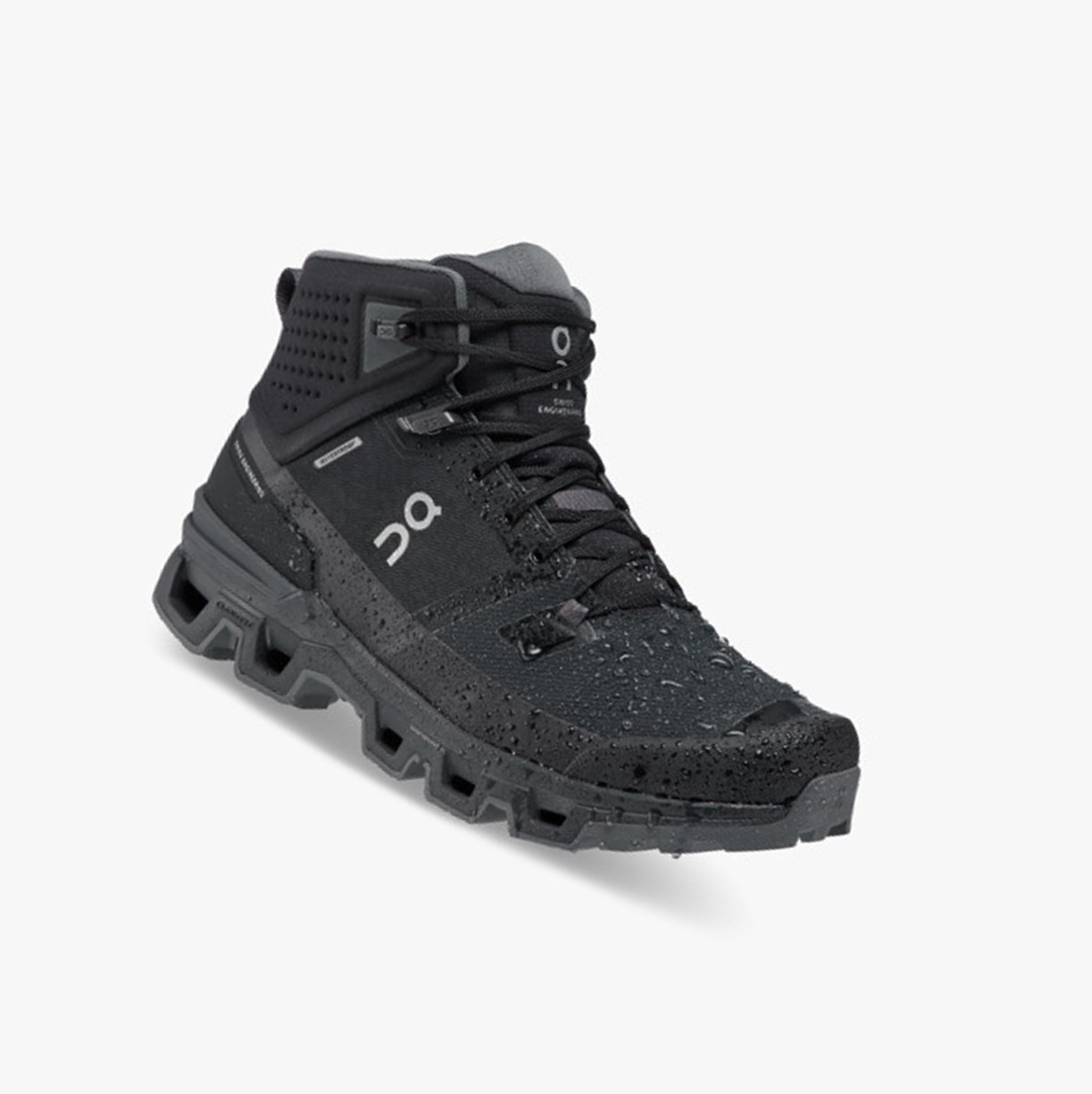 On Running Cloudrock 2 Waterproof Muške Planinarske Cipele Black/Eclipse | 4967MLGTH