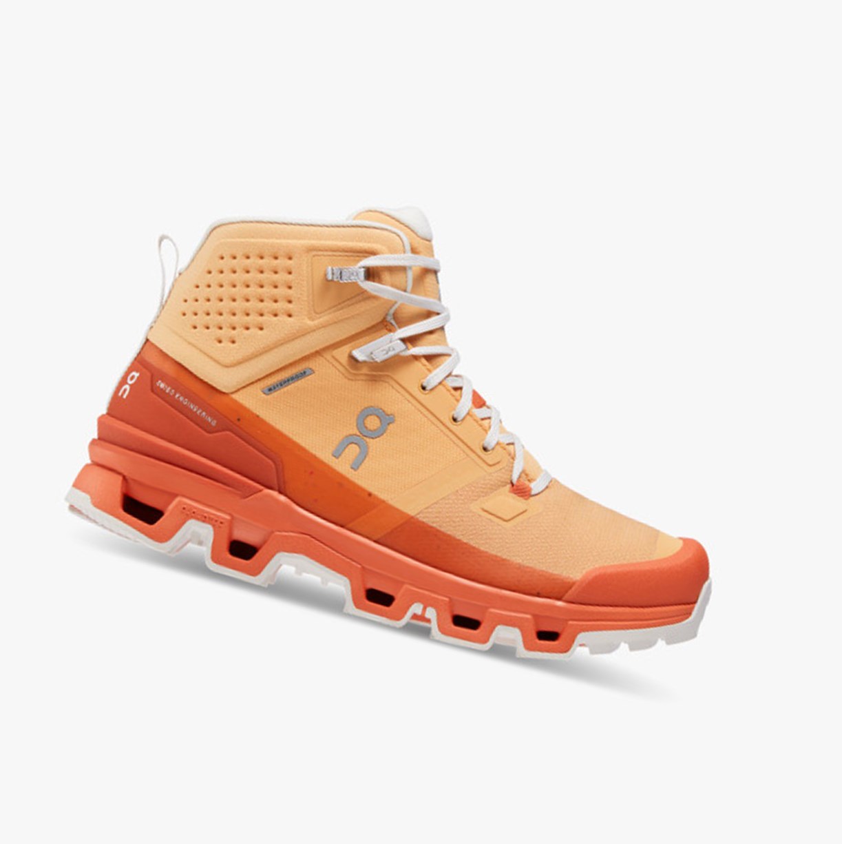 On Running Cloudrock 2 Waterproof Ženske Planinarske Cipele Copper/Flare | 0583QMVCB