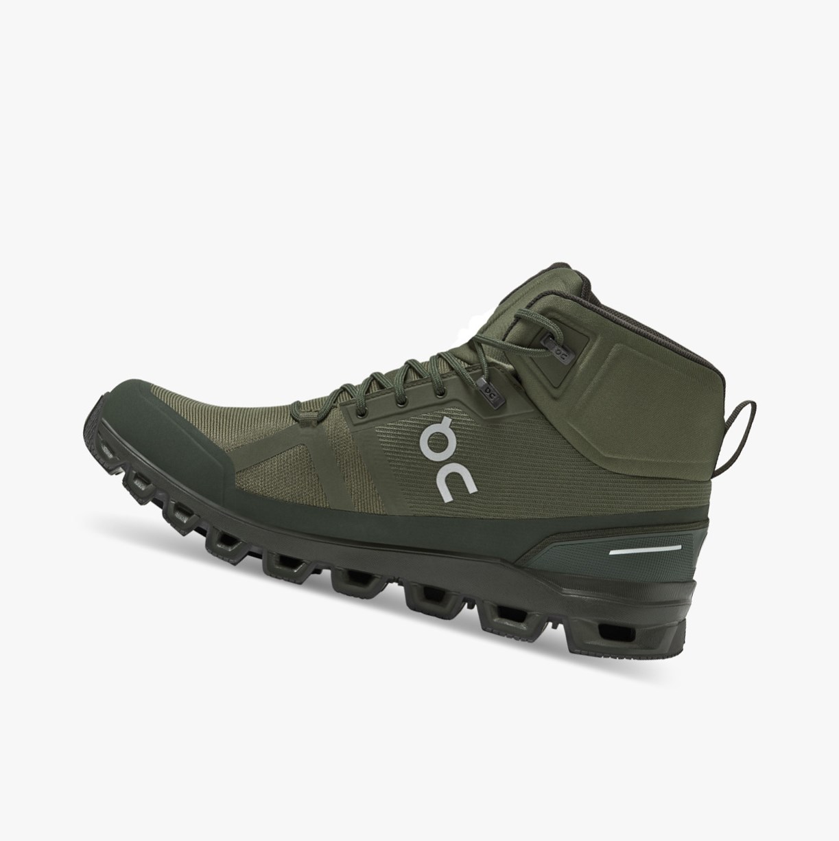 On Running Cloudrock Waterproof Muške Planinarske Cipele Maslinasto Zelene | 6013LTQKZ