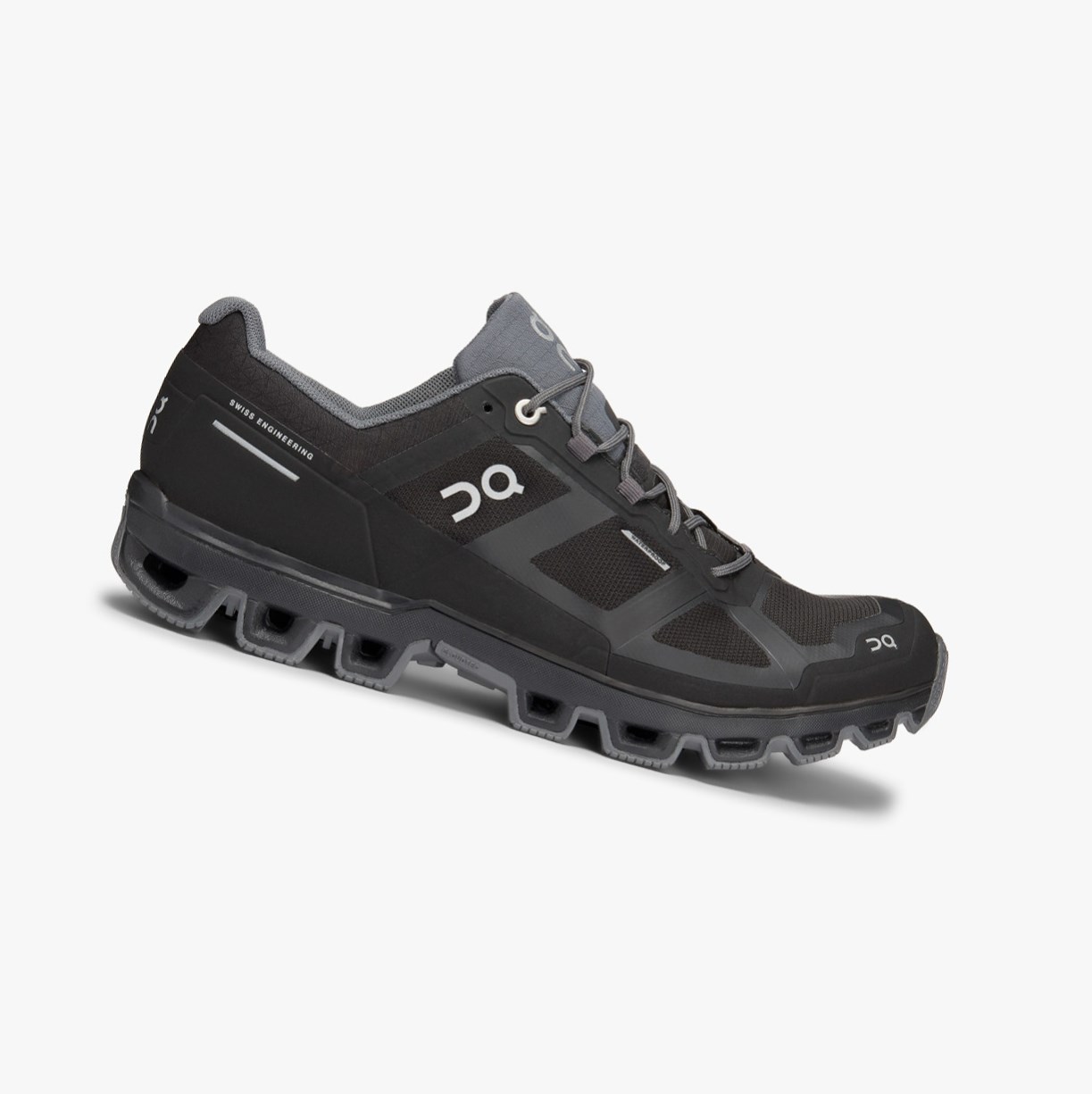 On Running Cloudventure Waterproof Muške Tenisice Za Trčanje Crne | 0954RZAMX