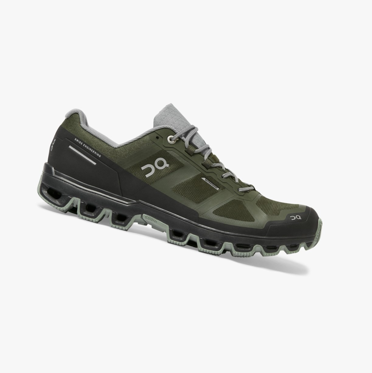 On Running Cloudventure Waterproof Muške Tenisice Za Trčanje Zelene | 5968ROXEG