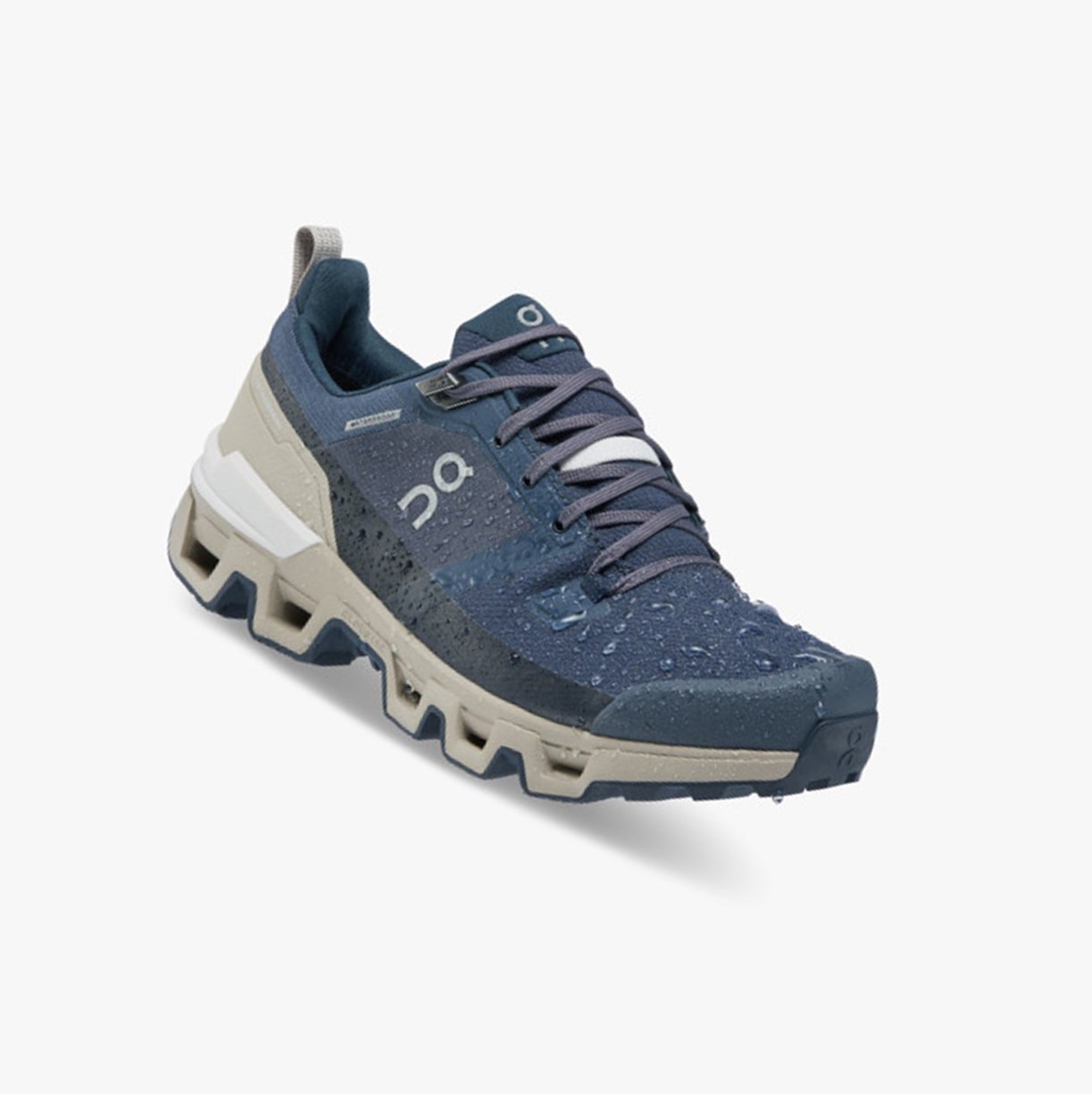 On Running Cloudwander Waterproof Ženske Tenisice Navy/Desert | 2365HVQON