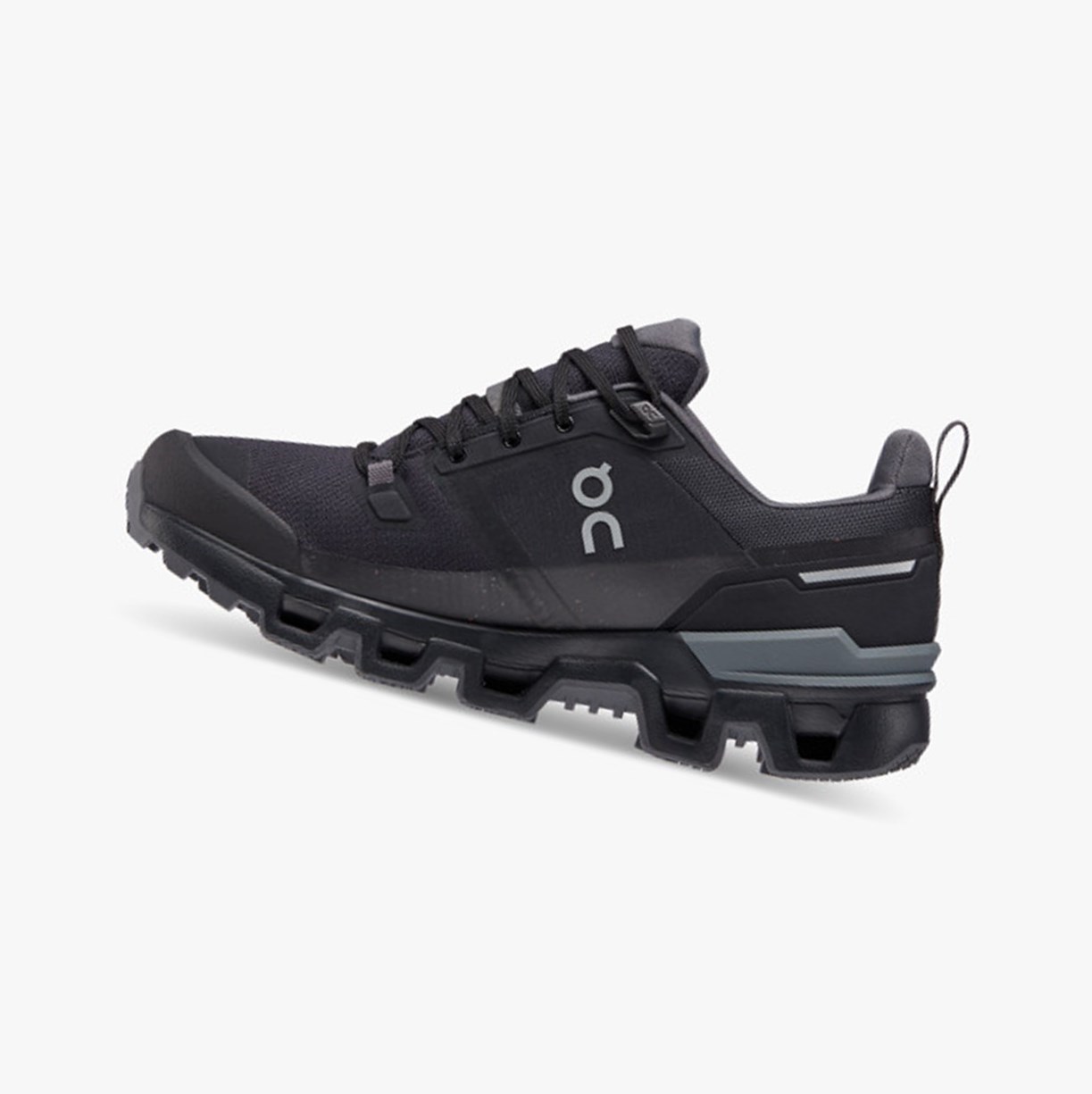 On Running Cloudwander Waterproof Ženske Tenisice Black/Eclipse | 8037ANQWH