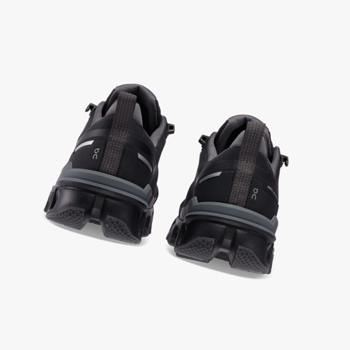 On Running Cloudwander Waterproof Ženske Tenisice Black/Eclipse | 8037ANQWH