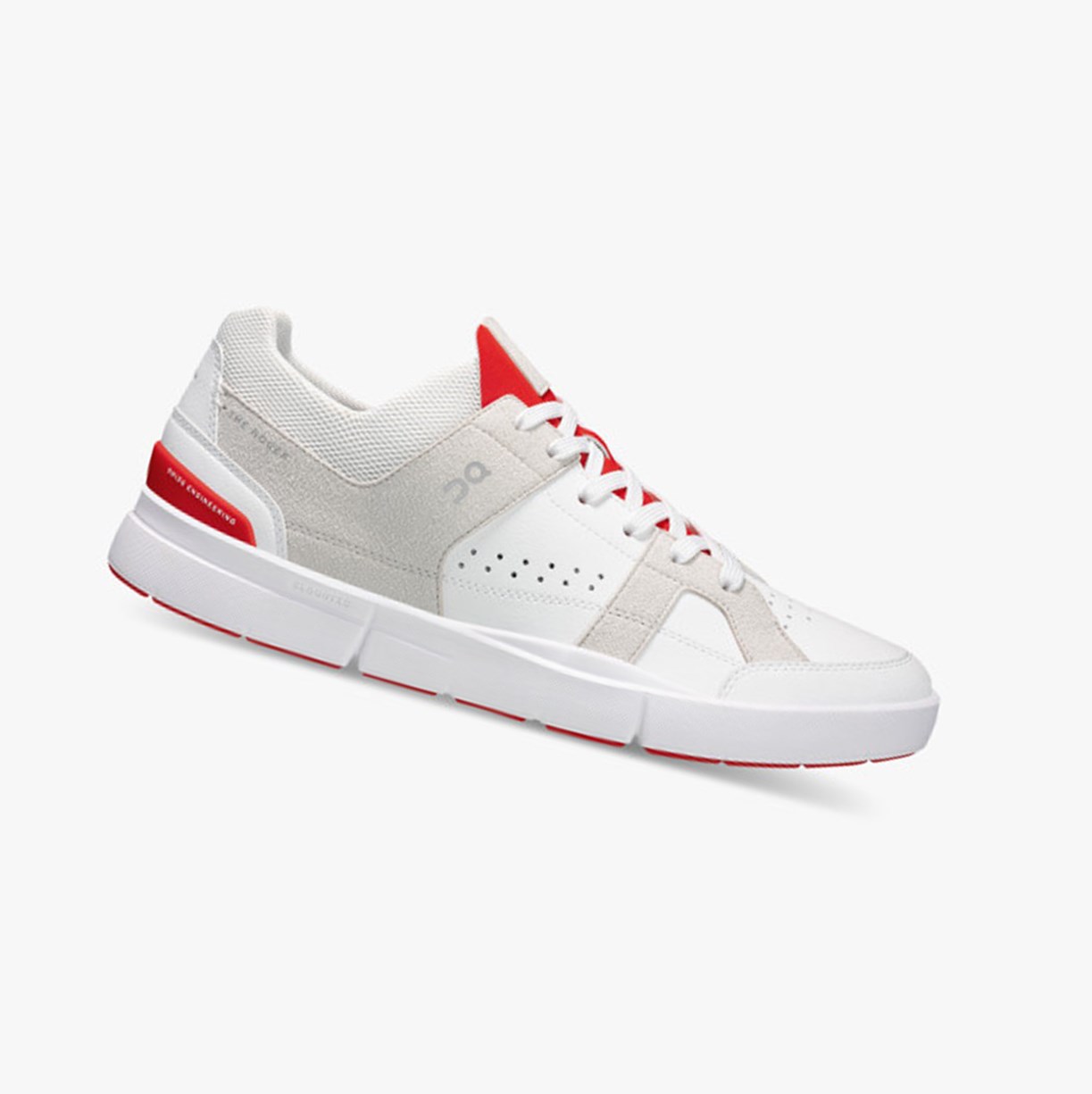 On Running THE ROGER Clubhouse Muške Tenisice White/Red | 0291CRLKM