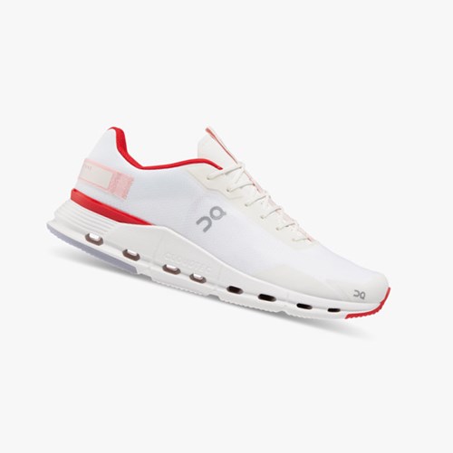 On Running Cloudnova Form Muške Tenisice White/Red | 0145PVXWS